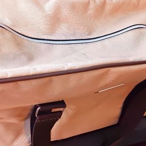 SALVATORE FERRAGAMO PERFUME CANVAS TRAVEL BAG
